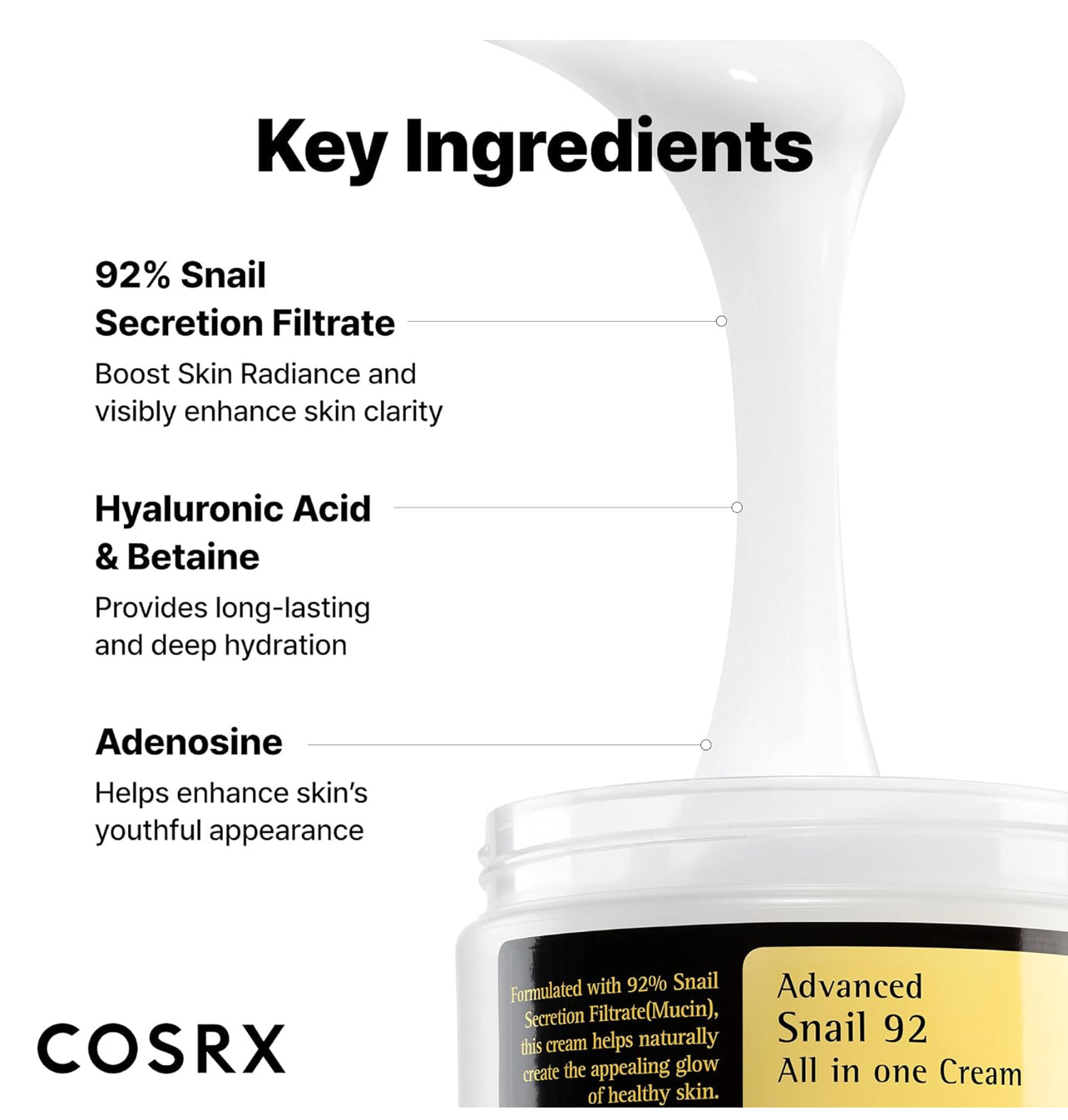 COSRX Advanced Snail 92 All in One Cream 100g/3.52oz