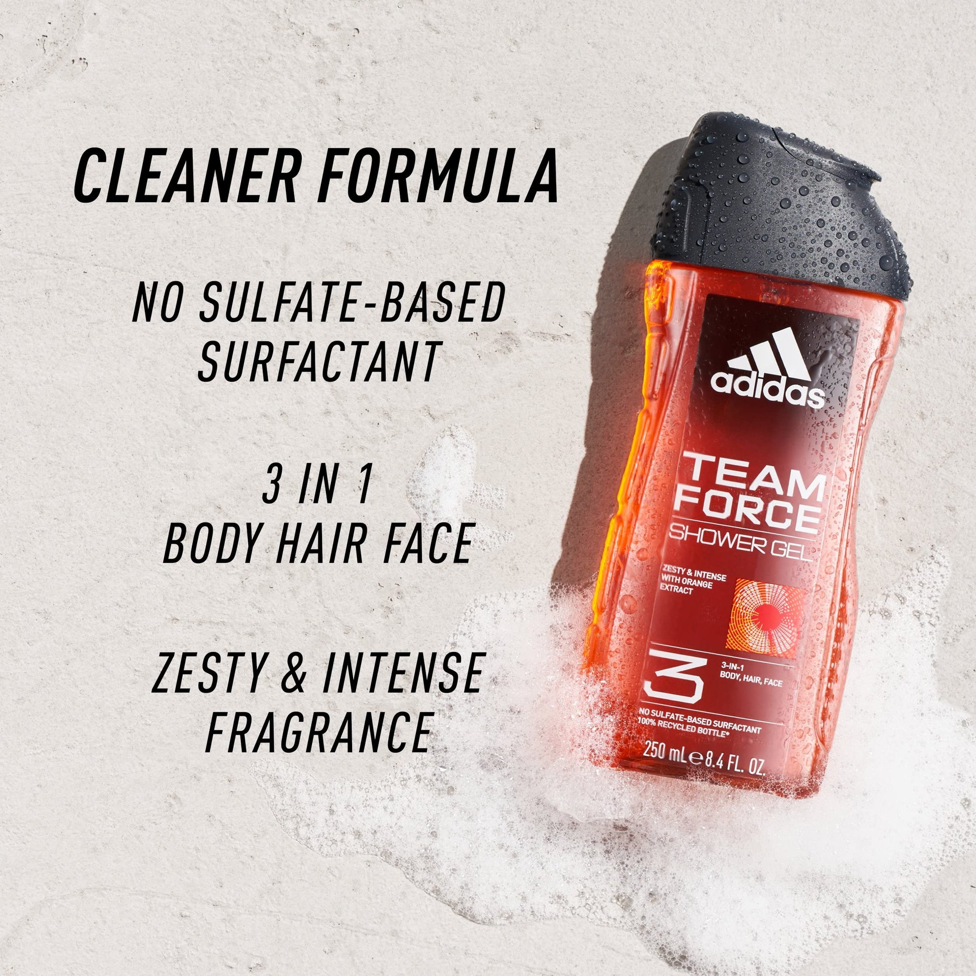 Adidas Team Force Stimulating in Shower Gel 250ml – Trillingo