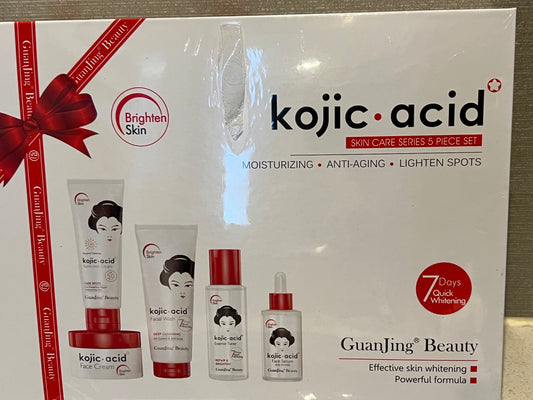 Kojic Acid Skincare 5 Piece Set 7 Days Quick Whitening Formula - Trillingo Express Online Marketplace