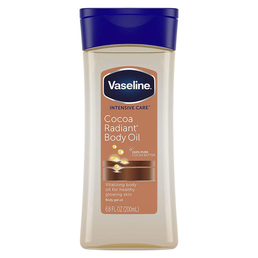Vaseline Coco Radiant Body Oil,Intensive Care, 100% Cocoa Butter,200ML Blue Top - Trillingo Express Online Marketplace