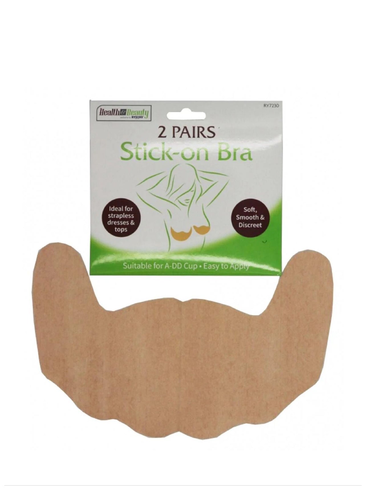 Health & Beauty 2 Pairs Stick On Bra