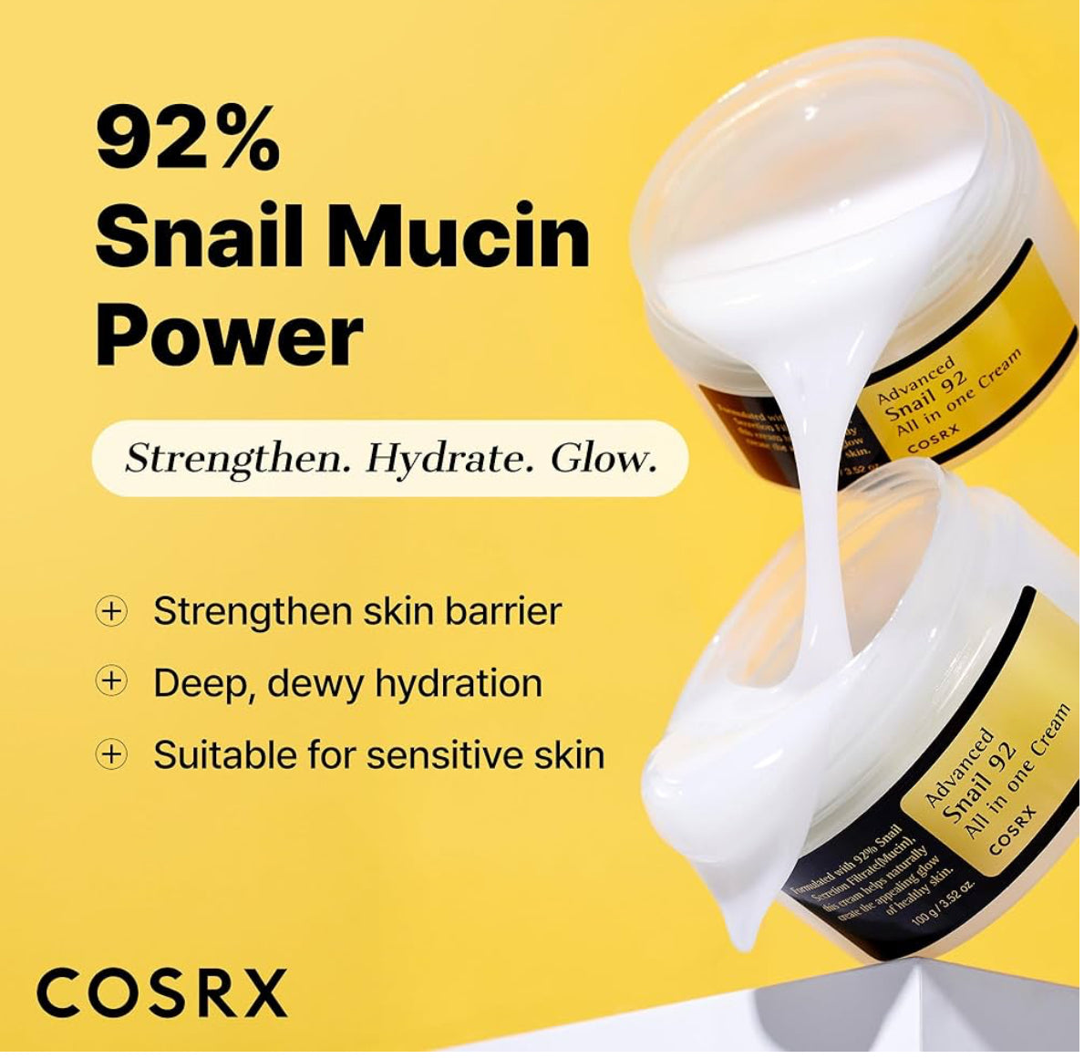 COSRX Advanced Snail 92 All in One Cream 100g/3.52oz