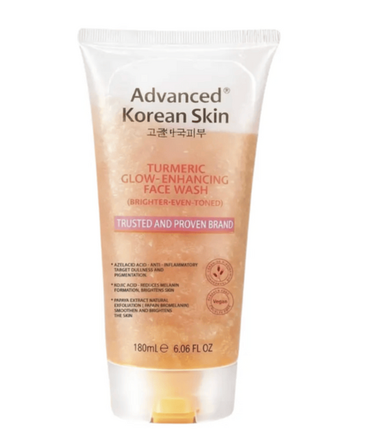 Advanced Korean Skin Turmeric Glow-Enhancing Gel Wash