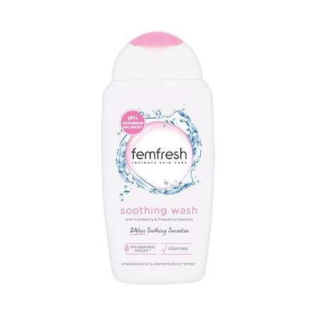 Pink Femfresh Intimate Skin Soothing Wash
