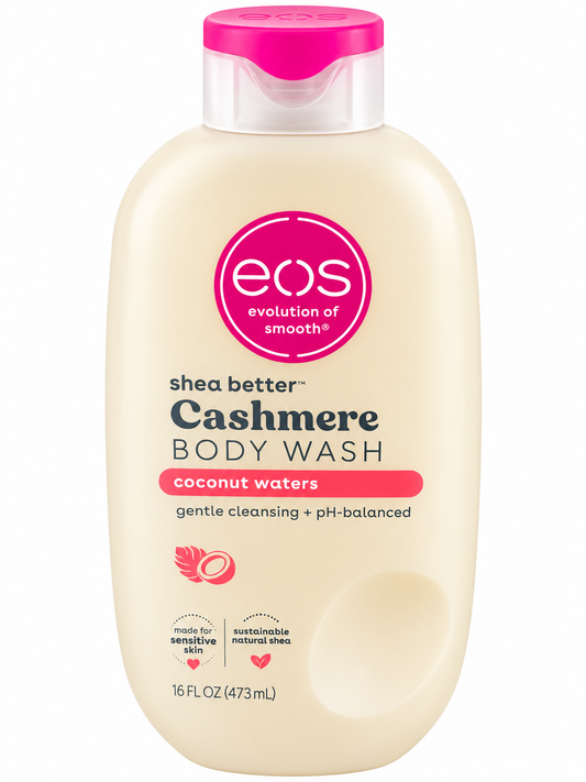EOS Shea Better Cashmere Body Wash – Coconut Waters (16 fl oz / 473ml)