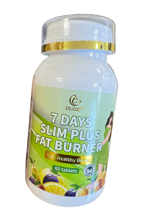 Duozi 7 Days Slim Plus Fat Burner – 60 Tablets