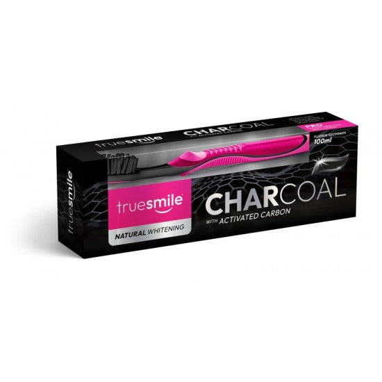 True Smile  Charcoal Toothpaste + Toothbrush Set 100ml