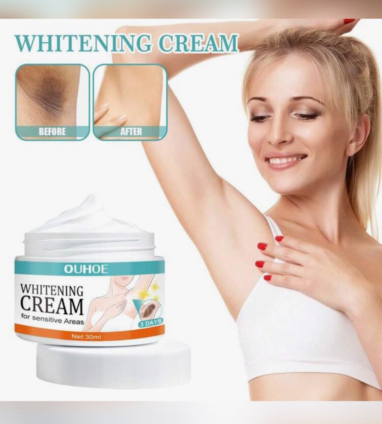 OUHOE Underarm Whitening Cream (30ml)