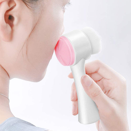 Sassy Facial Exfoliating Brush Circular Double Brush - Trillingo Express Online Marketplace