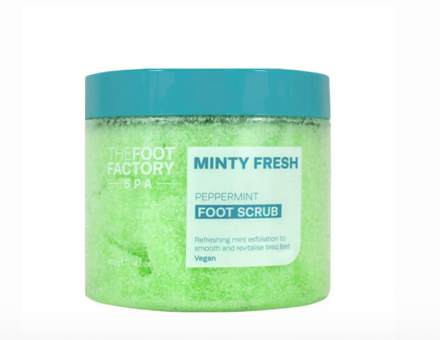 Face Facts The Foot Factory Minty Fresh Peppermint Foot Scrub 400g