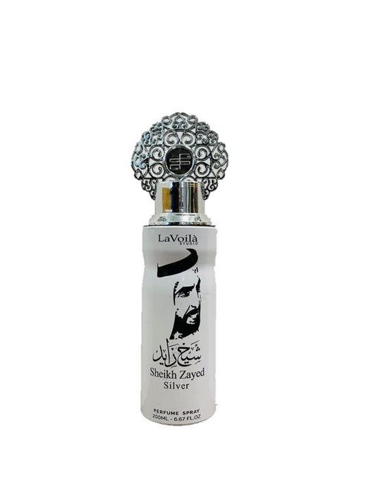 Sheikh Zayed Silver Perfume Spray - Trillingo Express Online Marketplace