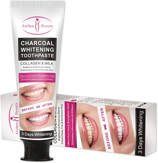 Charcoal Whitening Toothpaste. - Trillingo Express Online Marketplace