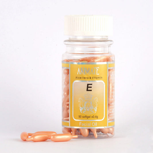 Vitamin E Animate Aloe Vera Vitamin E Facial Oil Face Capsules 90 Softgels - Trillingo Express Online Marketplace