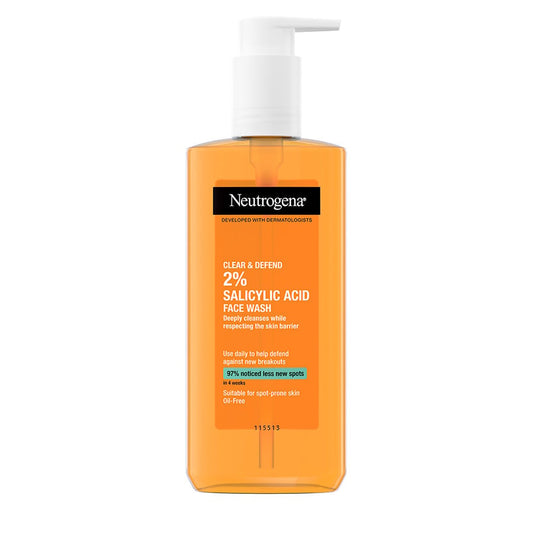 Neutrogena 2% Salicylic Acid Face Wash. 200ML - Trillingo Express Online Marketplace