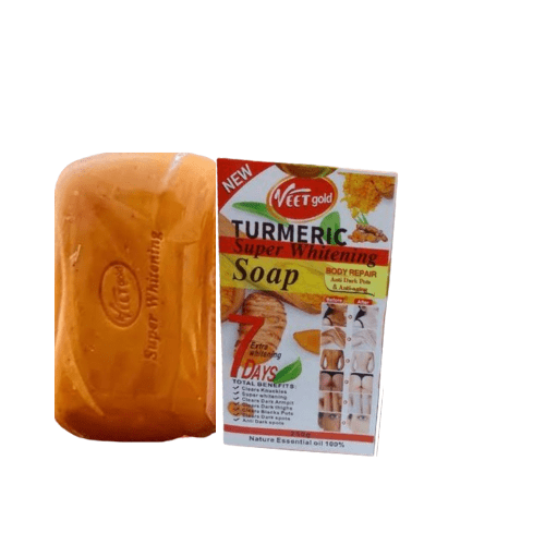 Veet Gold Turmeric Super Whitening Soap 250g - Trillingo Express Online Marketplace