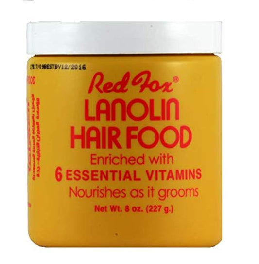 Red Fox Lanolin Hair Food, 6 Essential Vitamins 227g - Trillingo Express Online Marketplace