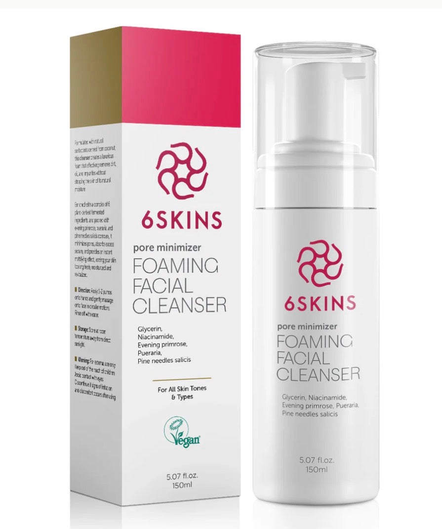 6 Skins Foaming Facial Cleanser 150ml