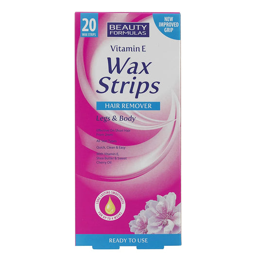 Beauty Formulas Hair Removal Wax Strips x 20 - Trillingo Express Online Marketplace