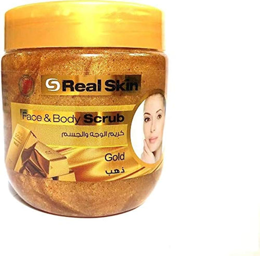 Real Skin Gold Face & Body Scrub - Trillingo Express Online Marketplace