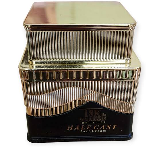 18K Gold Whitening Half Cast Face Cream