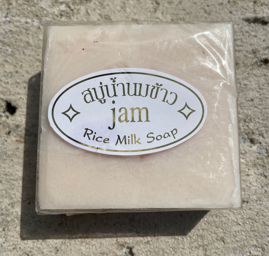 Thai Jam Rice Milk Soap Bar Natural Handmade - Trillingo Express Online Marketplace