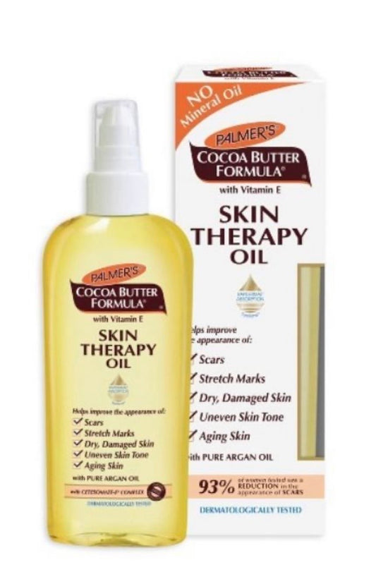 New Pink Palmers Cocoa Butter SKIN Therapy, Treatment oil,Pure Argan 150ML