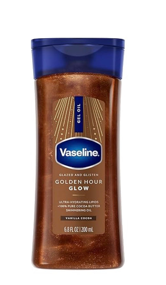 Vaseline Golden Hour Glow Vanilla Cocoa Body Oil 200ml