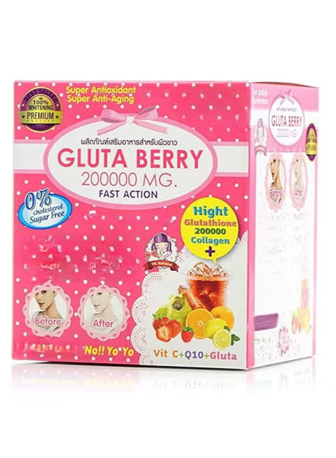 Gluta Berry Fast Action Powder Supplement Drink