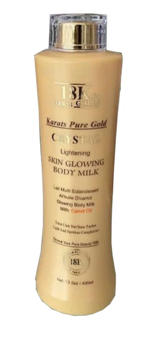 18K Paris Gold Lightening Skin Glowing Body Milk 400ml
