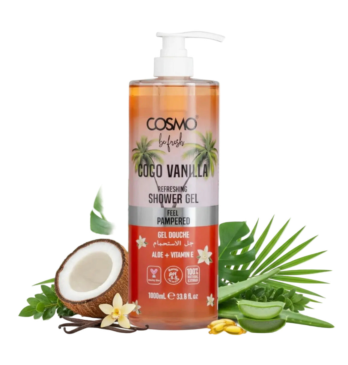 Cosmo Coco Vanilla Refreshing Shower Gel 1000ml
