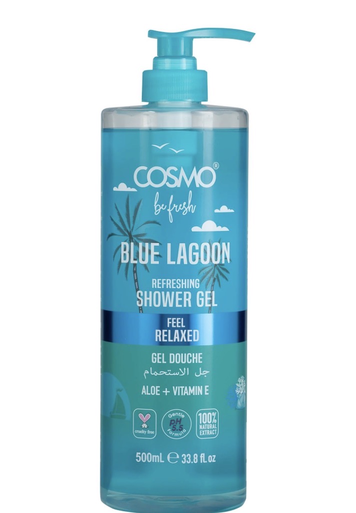 Cosmo Blue Lagoon Refreshing Shower Gel 1000ml