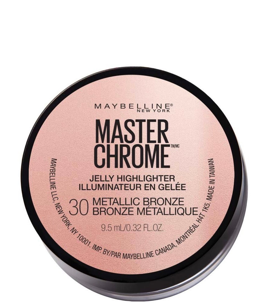 Maybelline Face Studio Chrome Jelly Highlighter – 30 Metallic Bronze (9.5ml)