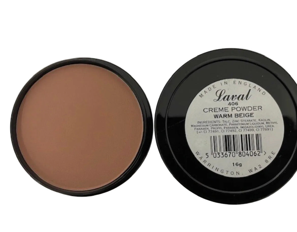 Laval Pressed Powder – 406 Warm Beige