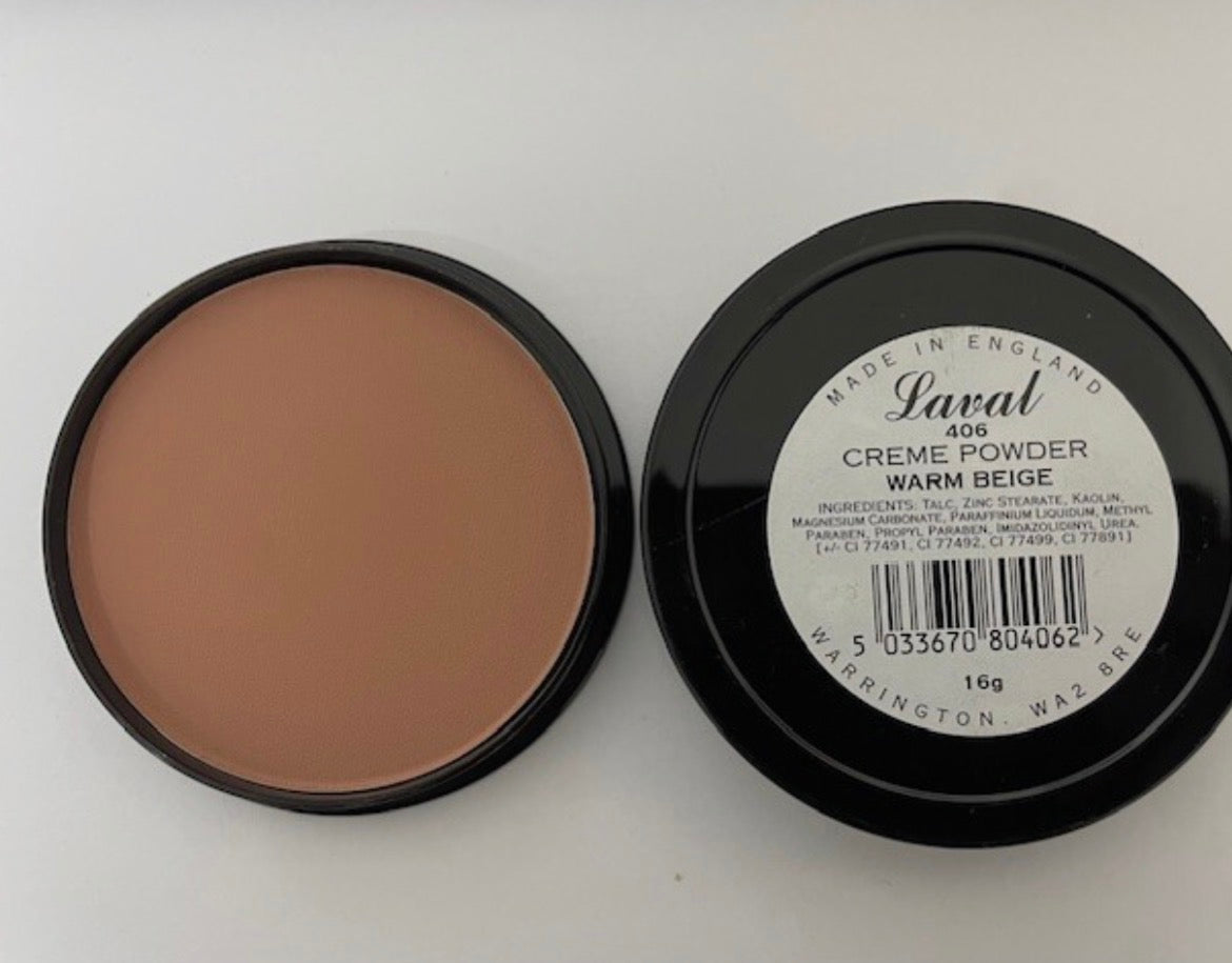 Laval Pressed Powder – 406 Warm Beige
