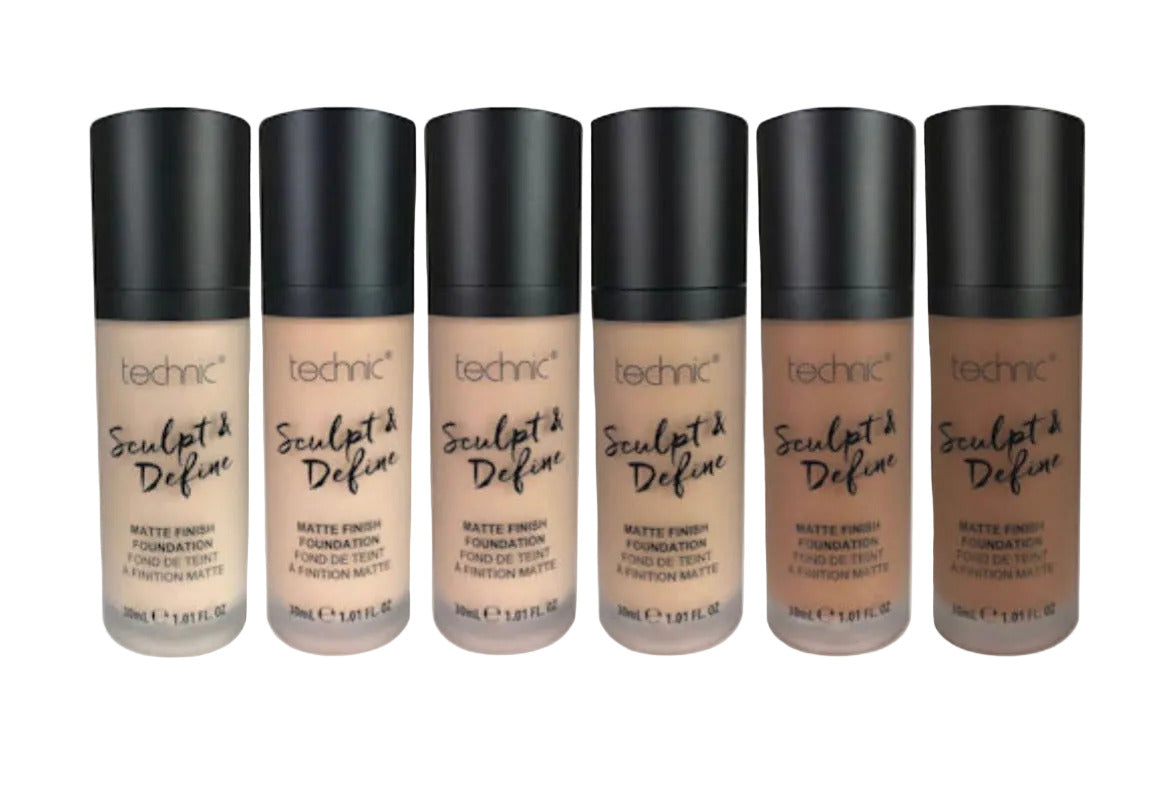 Technic Sculpt & Define Matte Finish Foundation- Colour Options