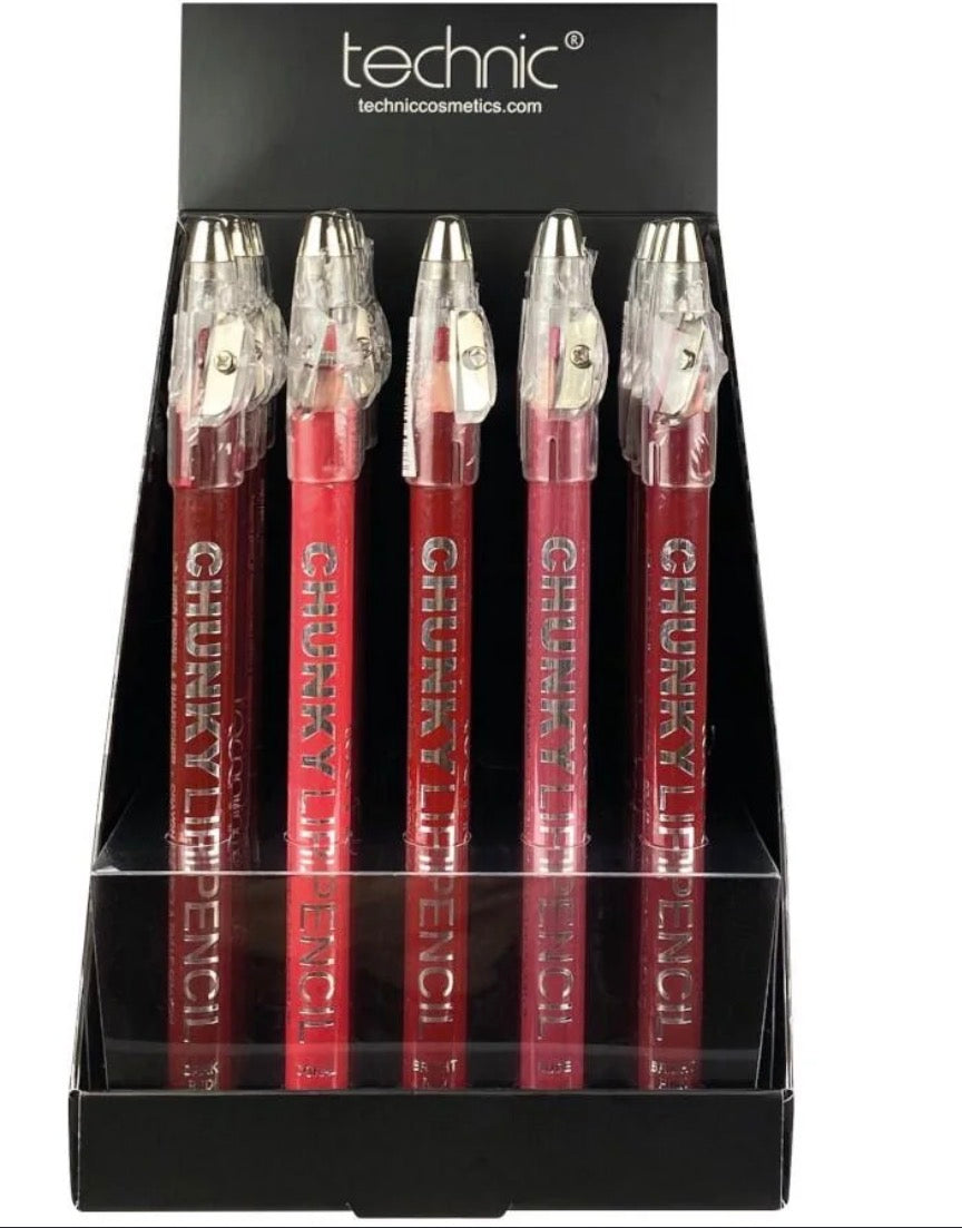 Technic Chunky Lip Pencil – Assorted Colours