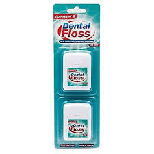 Claradent Dental Floss -Mint 50m Pack of 2