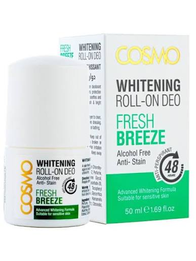 COSMO Whitening Roll-On Deodorant – Green Fresh Breeze (50ml / 1.69 fl.oz)