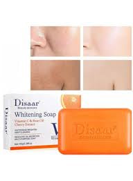 Disaar Beauty Vitamin C Whitening Soap with Rose Oil Cherry Extract (100g / 3.38 fl oz)