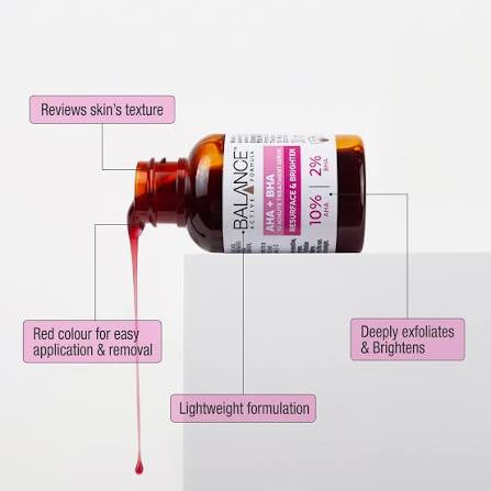 Balance Active AHA + BHA Serum – Resurface &amp; Brighten (10% / 2%) 30ml