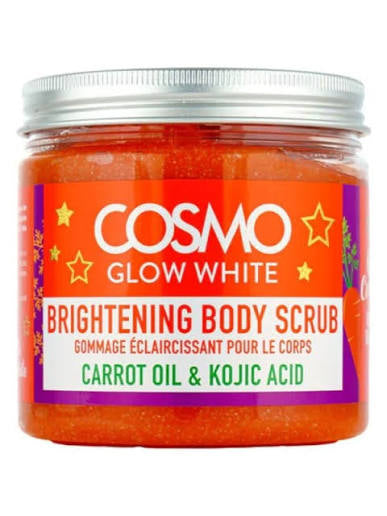 Cosmo Glow White Brightening Body Scrub – Carrot & Kojic Acid