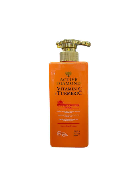 Active Diamond Vitamin C &amp; Turmeric Anti-Acne Lotion