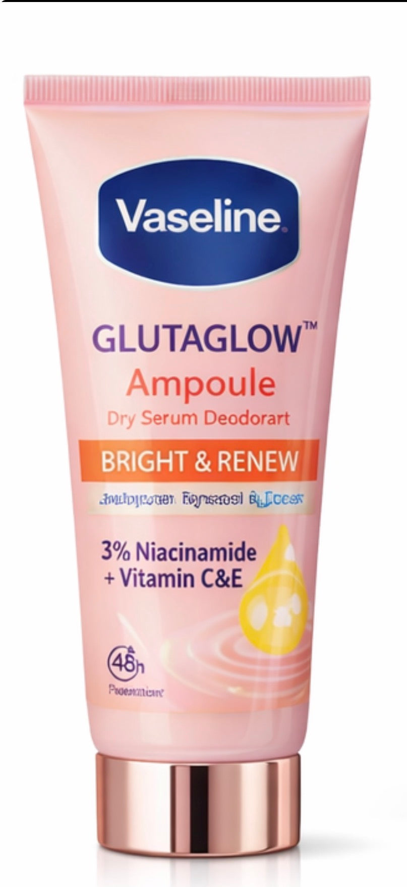 Vaseline GlutaGlow Ampoule Dry Serum Deodorant – Bright & Renew