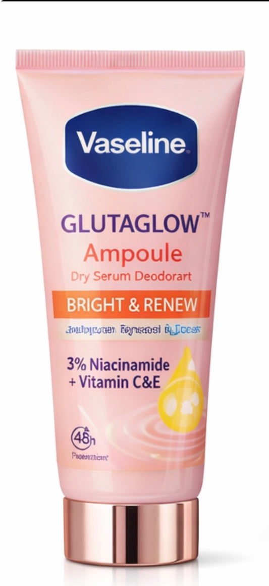 Vaseline GlutaGlow Ampoule Dry Serum Deodorant – Bright & Renew