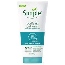Simple Purifying Facial Wash Gel Witch Hazel Zinc 150ml - Trillingo Express Online Marketplace