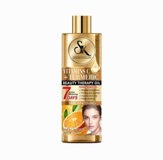 SK DUCHESS VITAMIN C + TURMERIC   BEAUTY THERAPY OIL 300ML
