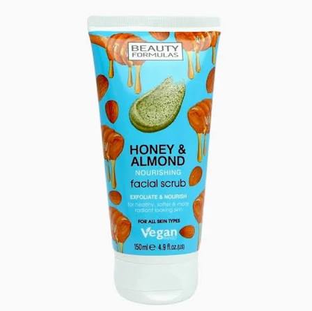 Beauty Formulas Honey & Almond Facial Scrub - 150ml