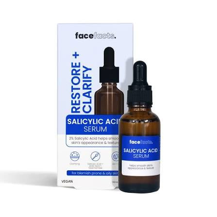 Face Facts Restore & Clarify Salicylic Acid Serum - 30ml