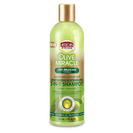 African Pride Olive Miracle 2-in-1 Shampoo 355ml (12oz)
