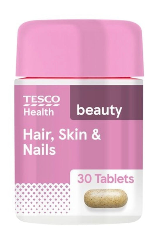 Tesco Health Beauty Hair, Skin and Nails – 30 Tablets - Trillingo Express Online Marketplace